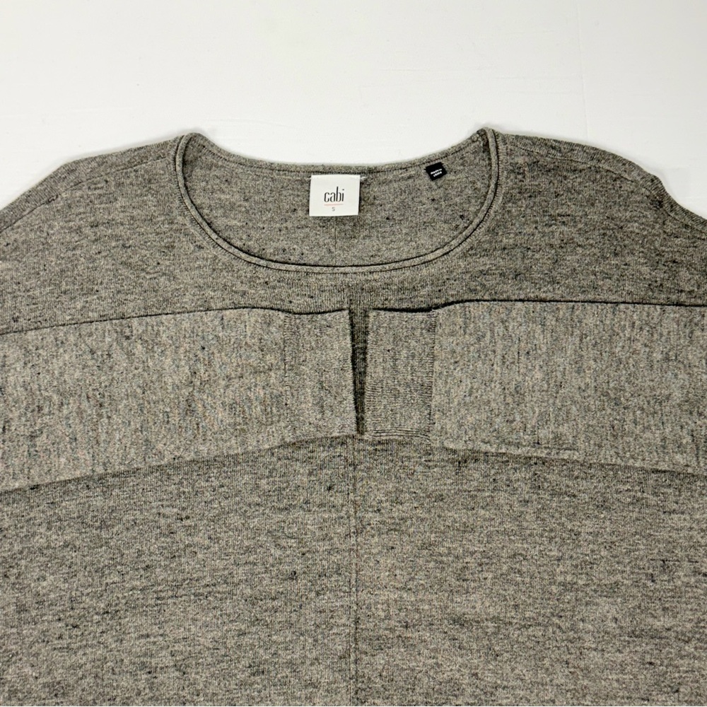 Oversized Cabi Brown Cotton Viscose Blend Pullover Sweater S Small - Picture 2 of 10